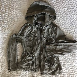 Olive Green Utility Jacket American Rag